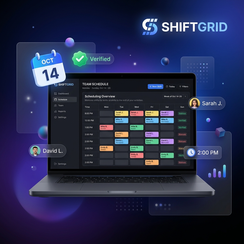 SHIFTGRID | Strategisk Vagtplanlægning til Industri | ShiftGrid